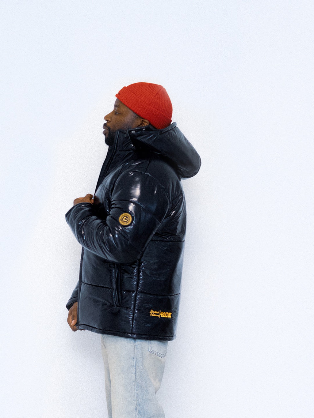 LastDays “NO COMPROMISE” High-Gloss Puffer Jacket