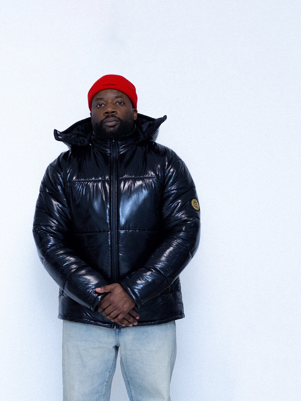 LastDays “NO COMPROMISE” High-Gloss Puffer Jacket