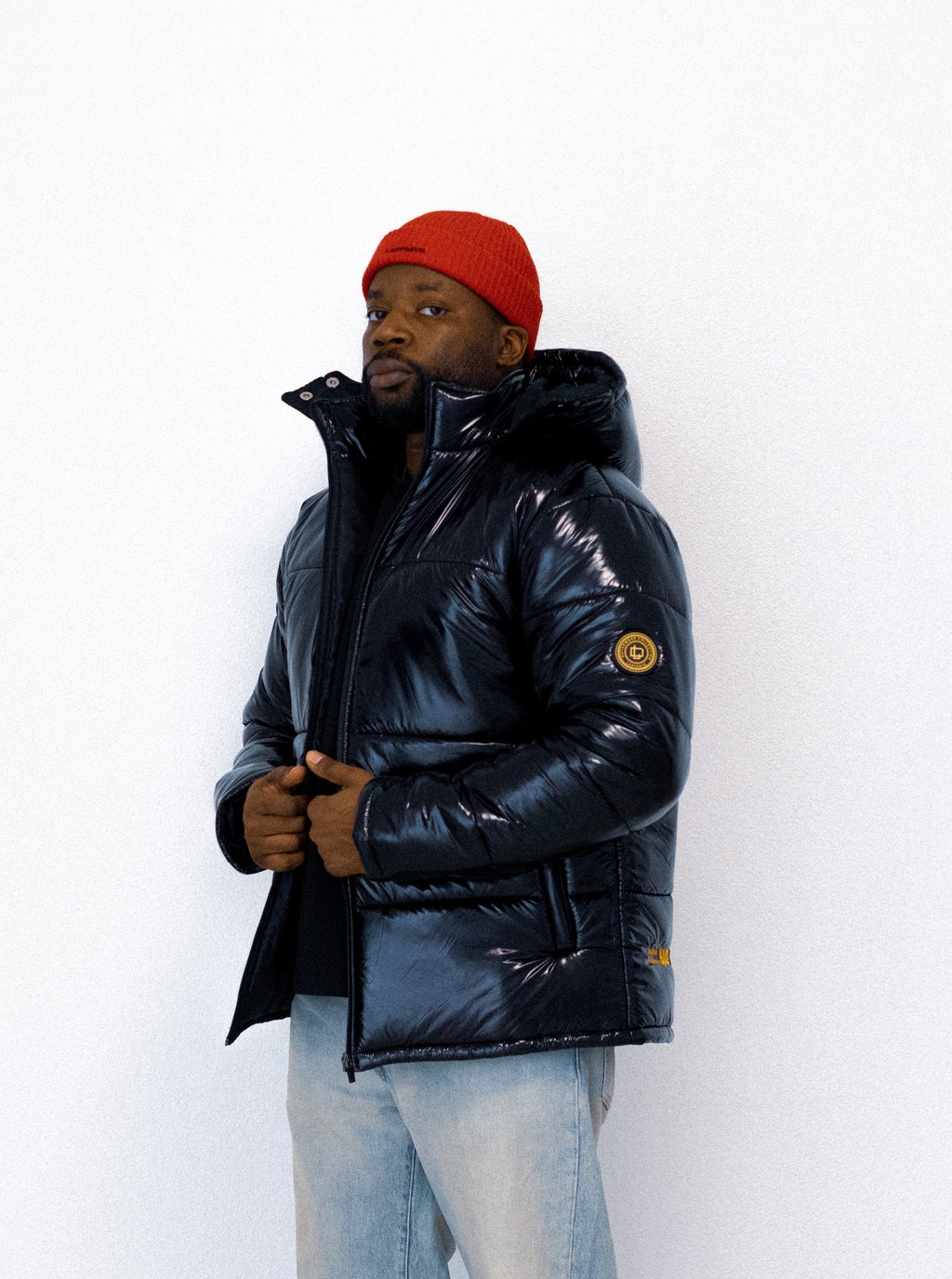 LastDays “NO COMPROMISE” High-Gloss Puffer Jacket