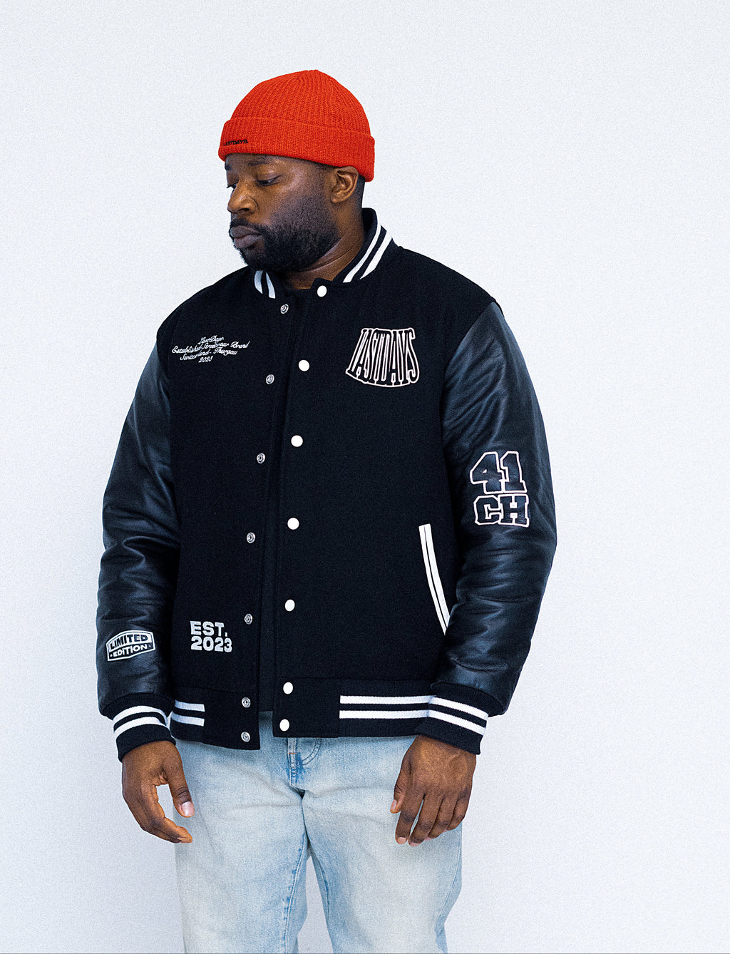 LSTDS Varsity Jacket Black LE