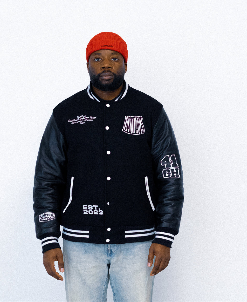 LSTDS Varsity Jacket Black LE